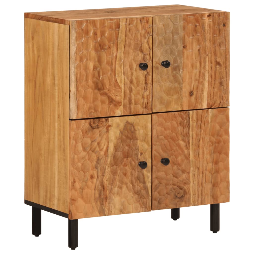 Credenza 60x33x75 cm in Legno Massello di Acacia