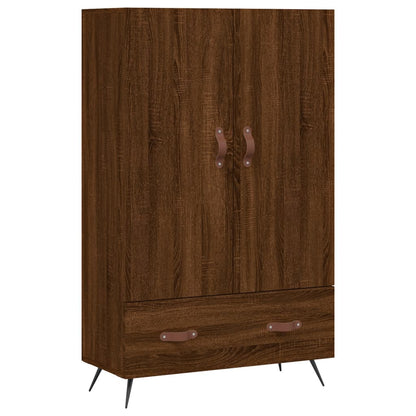 Credenza Rovere Marrone 69,5x31x115 cm in Legno Multistrato