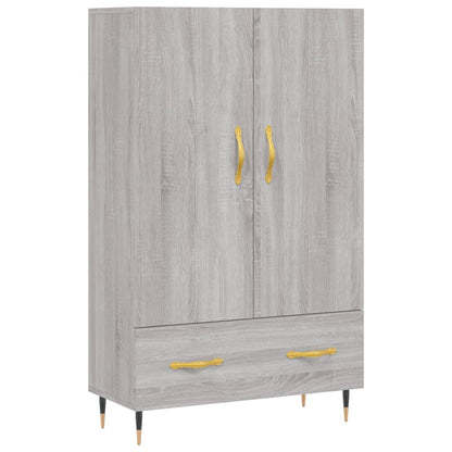 Credenza Grigio Sonoma 69,5x31x115 cm in Legno Multistrato