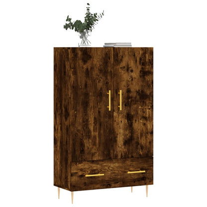 Credenza Rovere Fumo 69,5x31x115 cm in Legno Multistrato