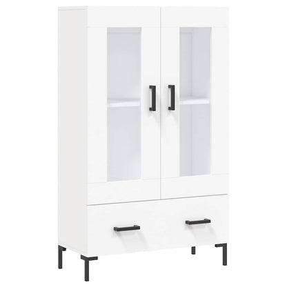 Credenza Bianca 69,5x31x115 cm in Legno Multistrato