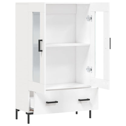 Credenza Bianca 69,5x31x115 cm in Legno Multistrato