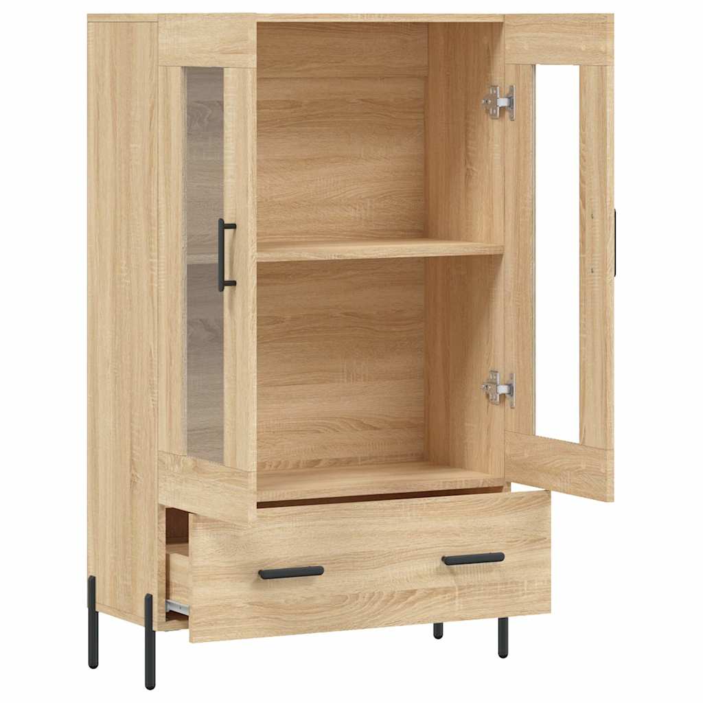 Credenza Rovere Sonoma 69,5x31x115 cm in Legno Multistrato