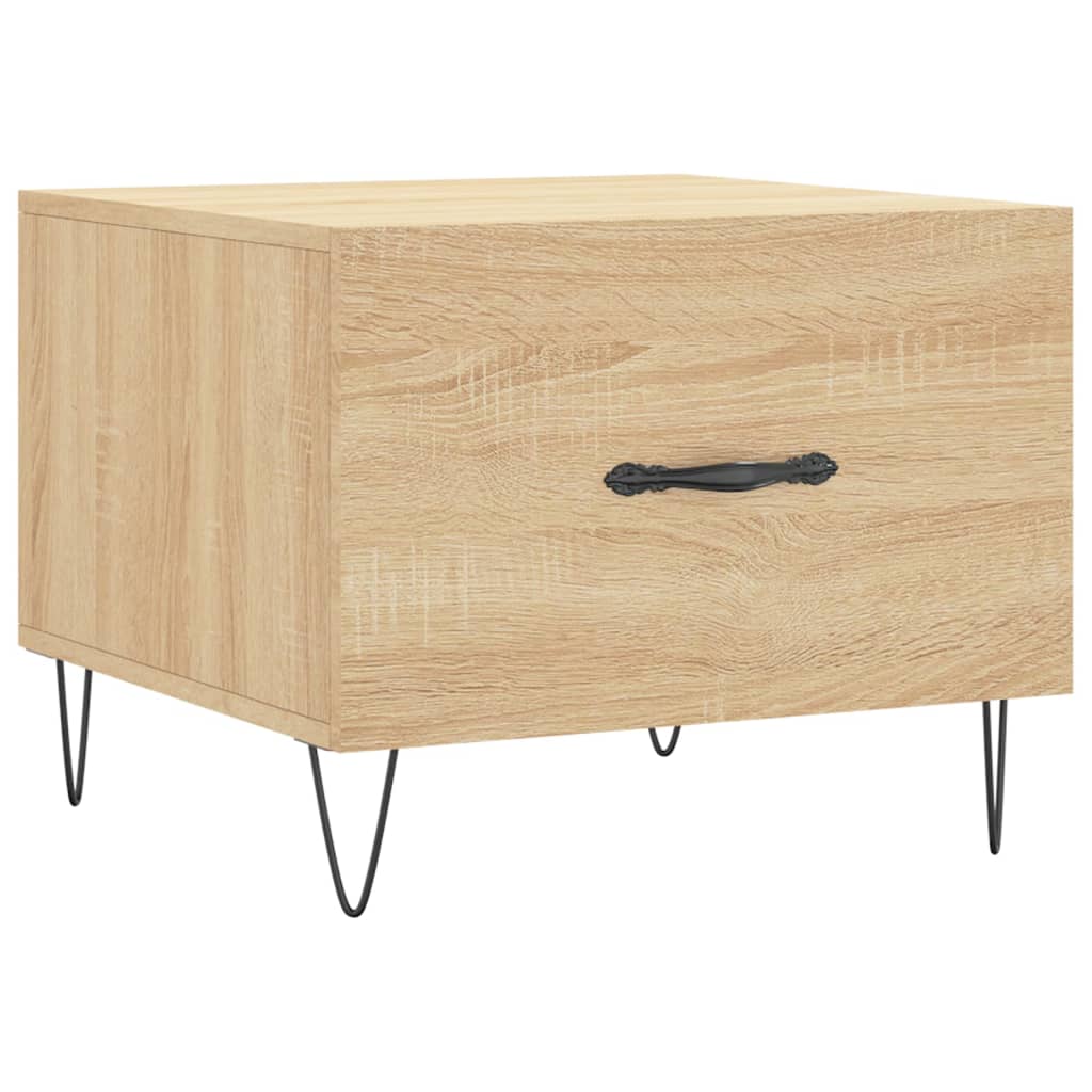 Tavolino da Salotto Rovere Sonoma 50x50x40 cm Legno Multistrato