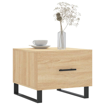 Tavolino da Salotto Rovere Sonoma 50x50x40 cm Legno Multistrato