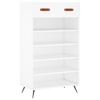 Scarpiera Bianca 60x35x105 cm in Legno Multistrato