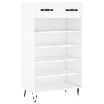 Scarpiera Bianca 60x35x105 cm in Legno Multistrato