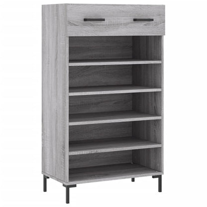 Scarpiera Grigio Sonoma 60x35x105 cm in Legno Multistrato