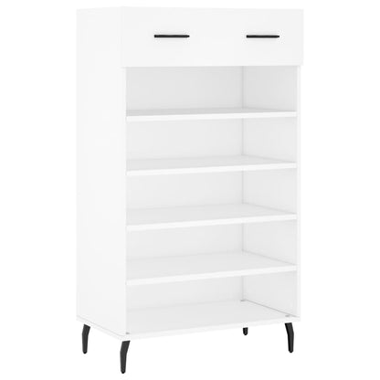 Scarpiera Bianca 60x35x105 cm in Legno Multistrato
