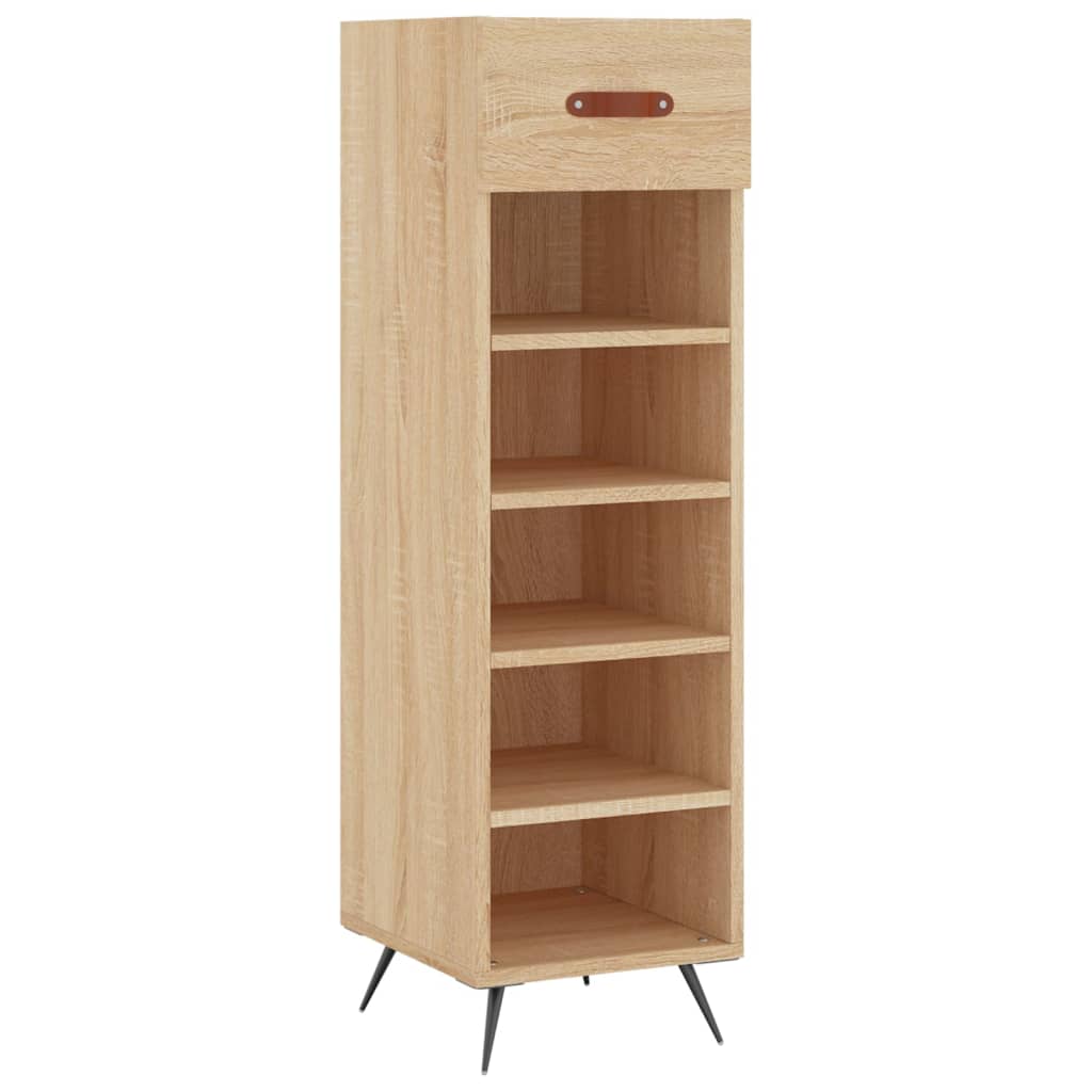 Scarpiera Rovere Sonoma 30x35x105 cm in Legno Multistrato