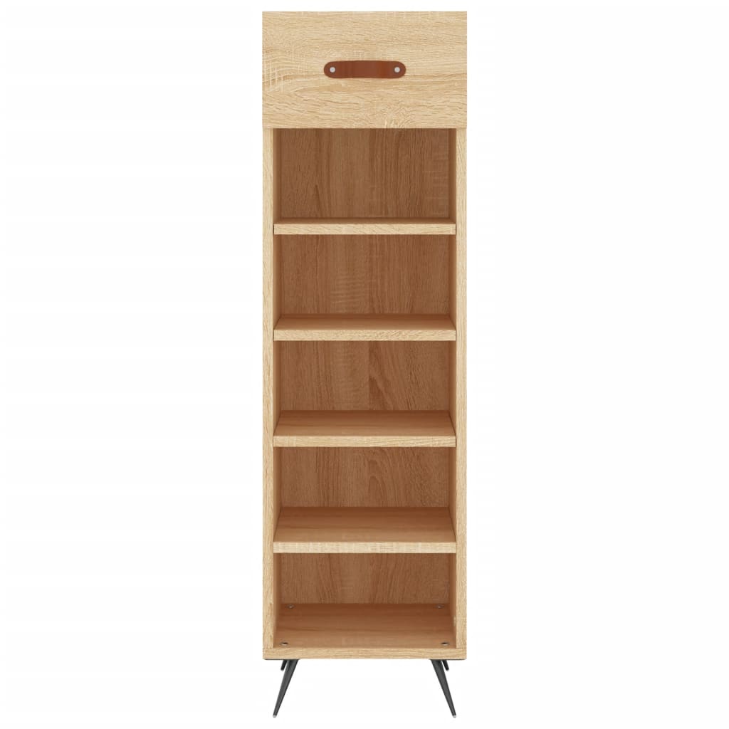 Scarpiera Rovere Sonoma 30x35x105 cm in Legno Multistrato