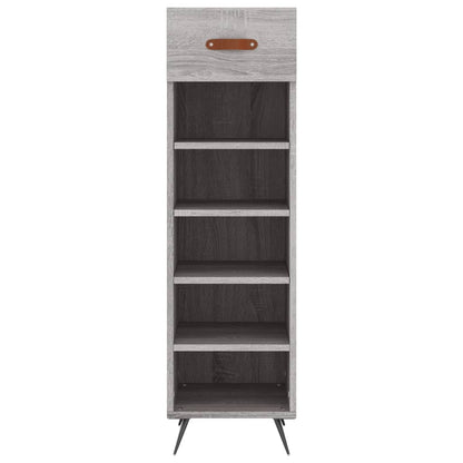 Scarpiera Grigio Sonoma 30x35x105 cm in Legno Multistrato