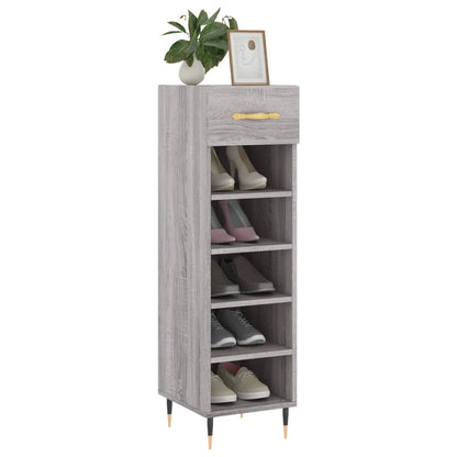 Scarpiera Grigio Sonoma 30x35x105 cm in Legno Multistrato