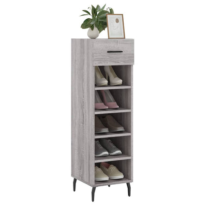 Scarpiera Grigio Sonoma 30x35x105 cm in Legno Multistrato