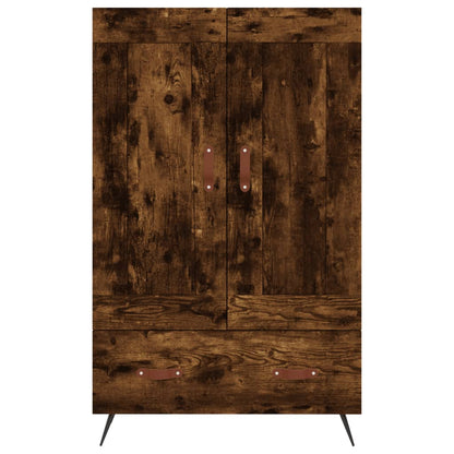 Credenza Rovere Fumo 69,5x31x115 cm in Legno Multistrato
