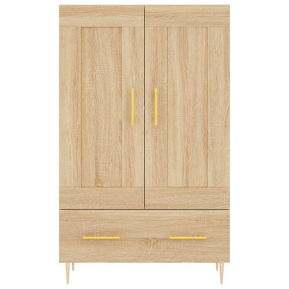 Credenza Rovere Sonoma 69,5x31x115 cm in Legno Multistrato