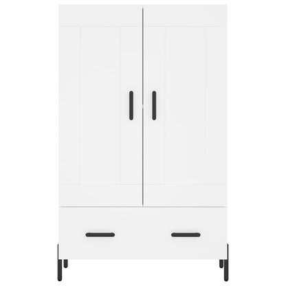Credenza Bianca 69,5x31x115 cm in Legno Multistrato