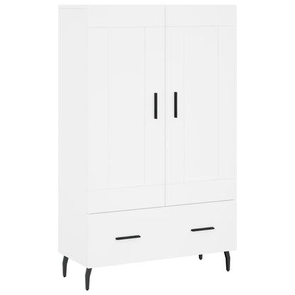 Credenza Bianca 69,5x31x115 cm in Legno Multistrato