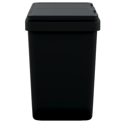 Cestino Doppio Antracite 2x25 L