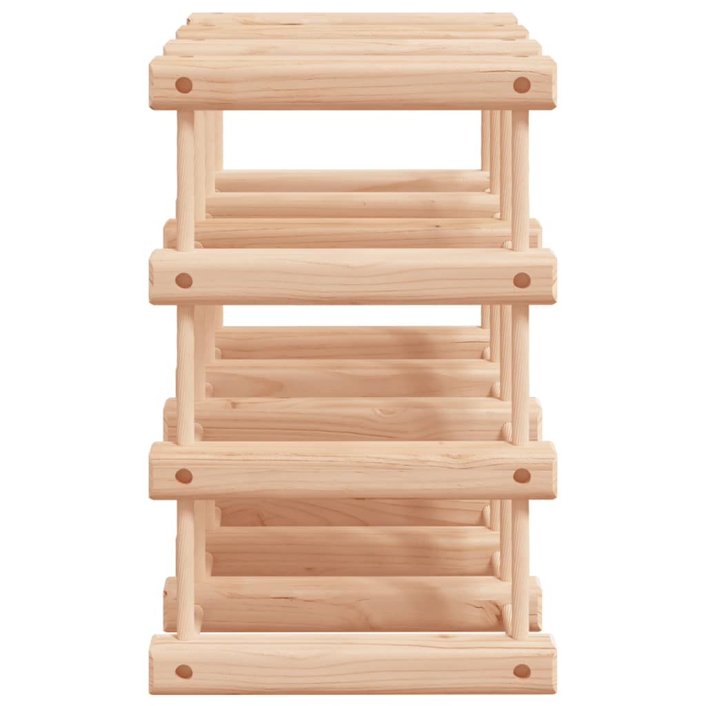 Portabottiglie Vino 12 Bottiglie 36x23x36cm Legno Massello Pino