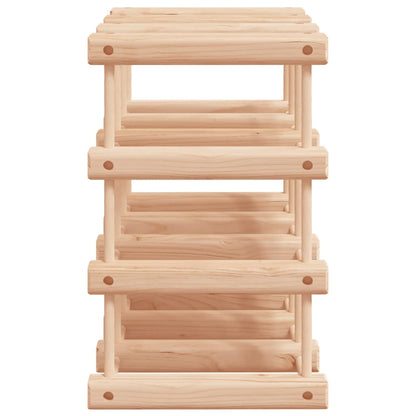 Portabottiglie Vino 12 Bottiglie 36x23x36cm Legno Massello Pino
