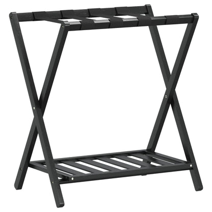 Portabagagli Nero 68x38x58 cm in BambÃ¹