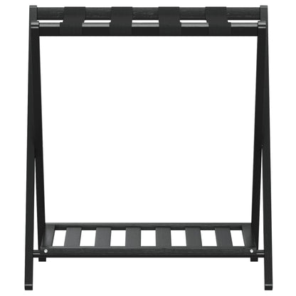Portabagagli Nero 68x38x58 cm in BambÃ¹