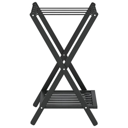 Portabagagli Nero 68x38x58 cm in BambÃ¹