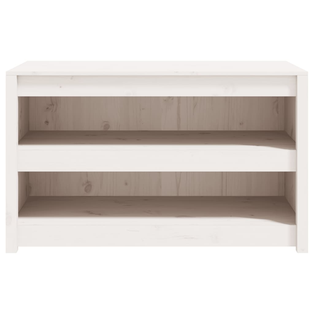Mobile da Cucina da Esterno Bianco 106x55x64 cm Legno Massello di Pino