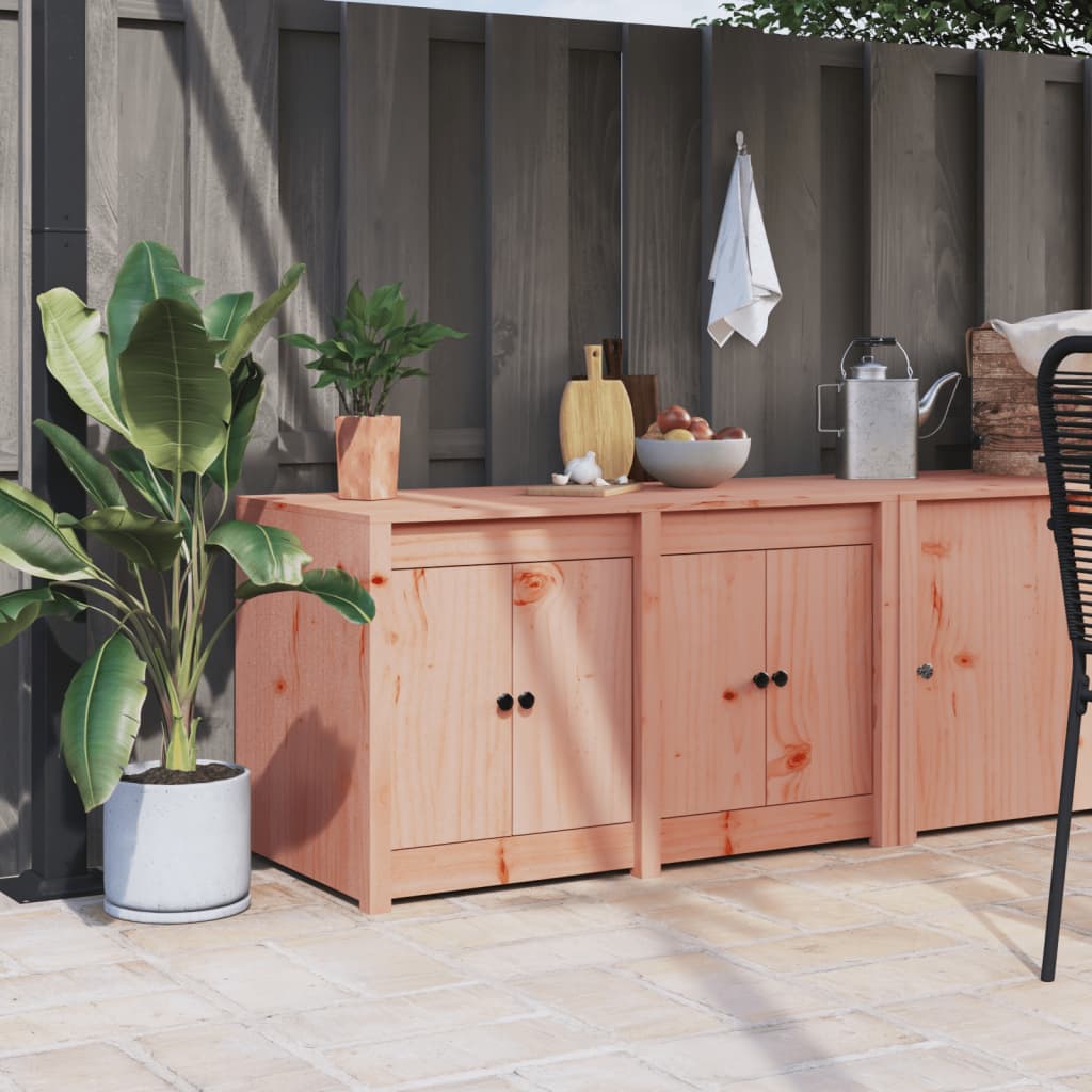 Mobile da Cucina da Esterno MEPPEL 106x55x64 cm Legno Massello di Douglas