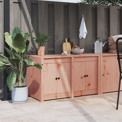 Mobile da Cucina da Esterno MEPPEL 106x55x64 cm Legno Massello di Douglas