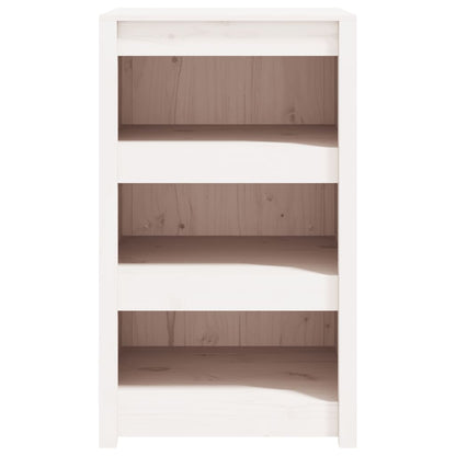 Mobile da Cucina da Esterno Bianco 55x55x92 cm Legno Massello di Pino