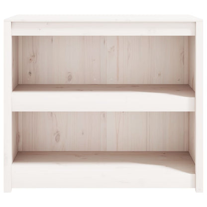 Mobile da Cucina da Esterno Bianco 106x55x92 cm Legno Massello di Pino
