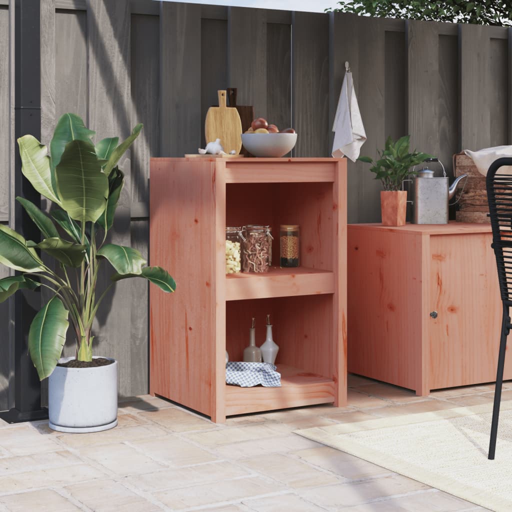 Mobile da Cucina da Esterno MEPPEL 55x55x92 cm Legno Massello di Douglas