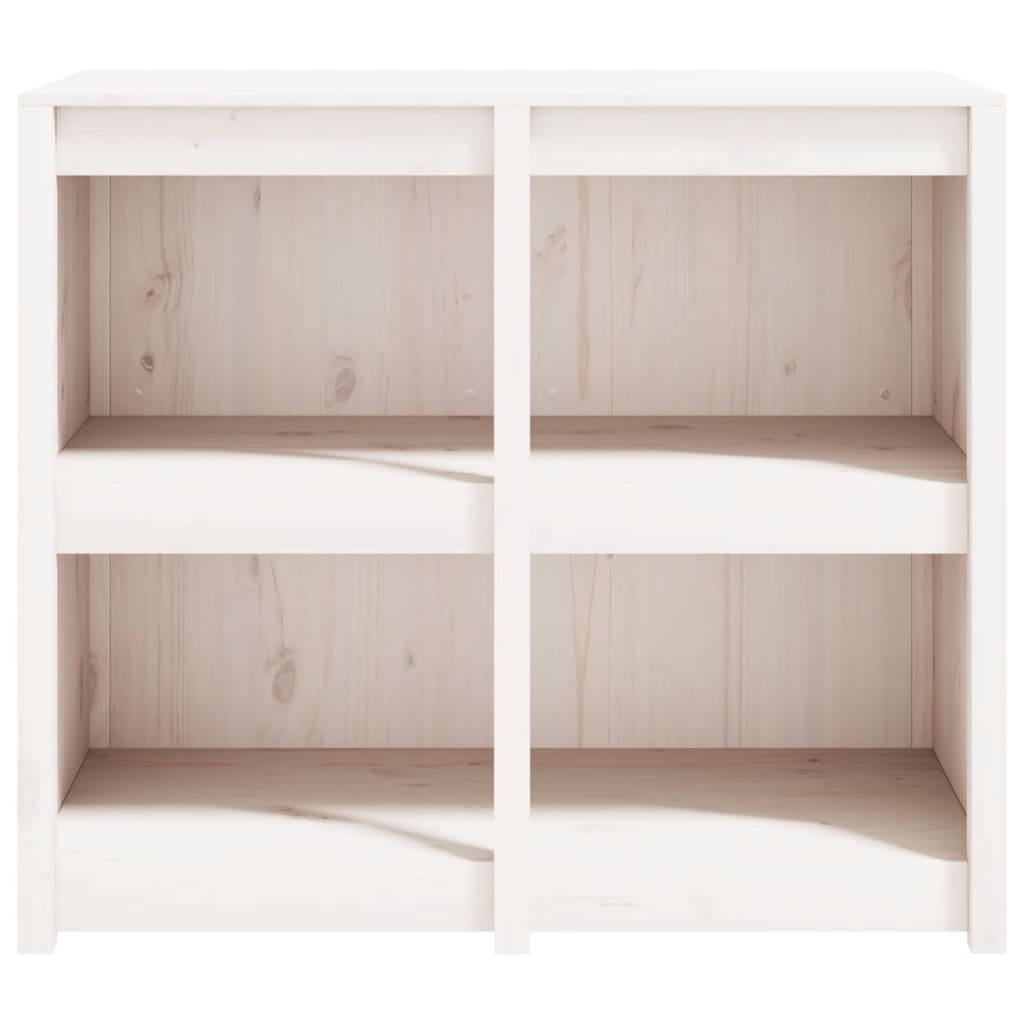 Mobile da Cucina da Esterno Bianco 106x55x92 cm Legno Massello di Pino