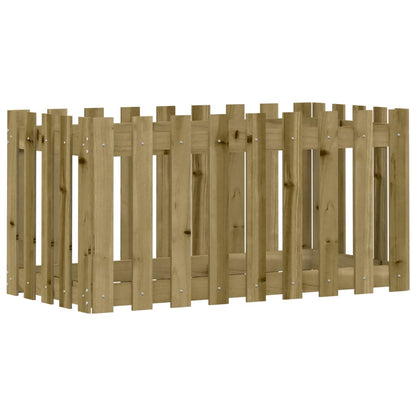 Fioriera Rialzata da Giardino 100x50x50 cm in Pino Impregnato