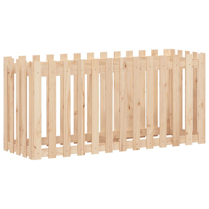 Fioriera Rialzata Giardino a Recinzione 150x50x70cm Legno Pino