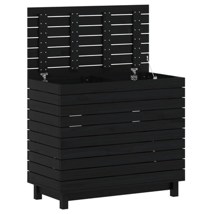Cesto per Bucato 88,5x44x76 cm Legno Massello Pino