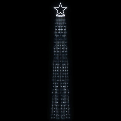 Illuminazione per Albero di Natale 320 LED Bianco Freddo 375 cm