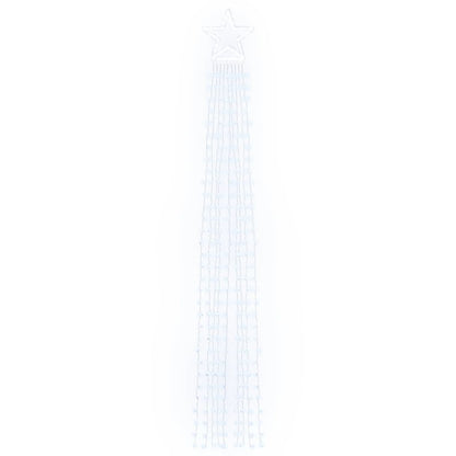Illuminazione per Albero di Natale 320 LED Bianco Freddo 375 cm