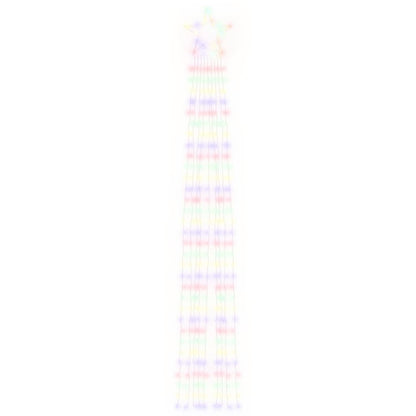 Illuminazione per Albero di Natale 320 LED Colorato 375 cm