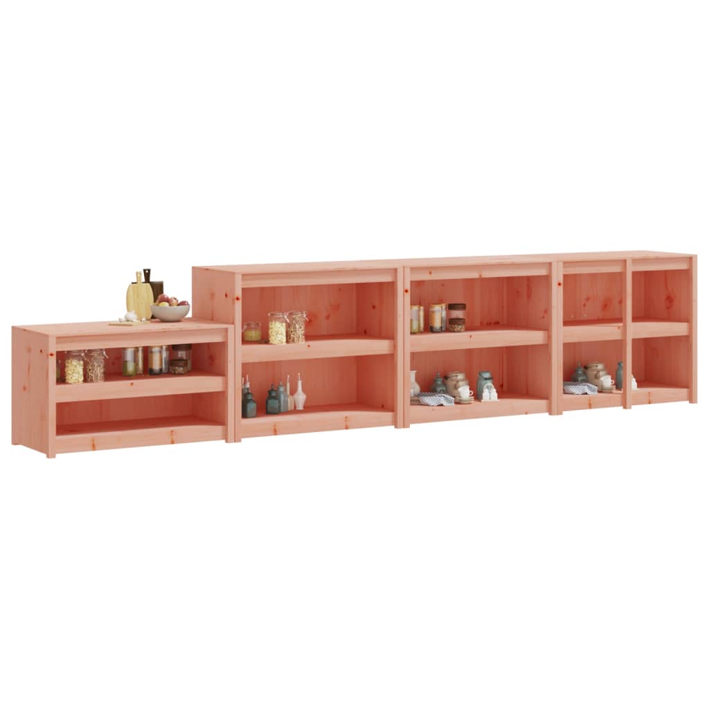 Mobili da Cucina da Esterno 4 pz in Legno Massello di Douglas