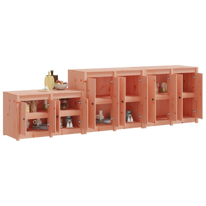 Mobili da Cucina da Esterno 3 pz in Legno Massello di Douglas