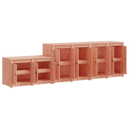 Mobili da Cucina da Esterno 3 pz in Legno Massello di Douglas