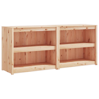 Mobili da Cucina da Esterno 2 pz in Legno Massello di Pino