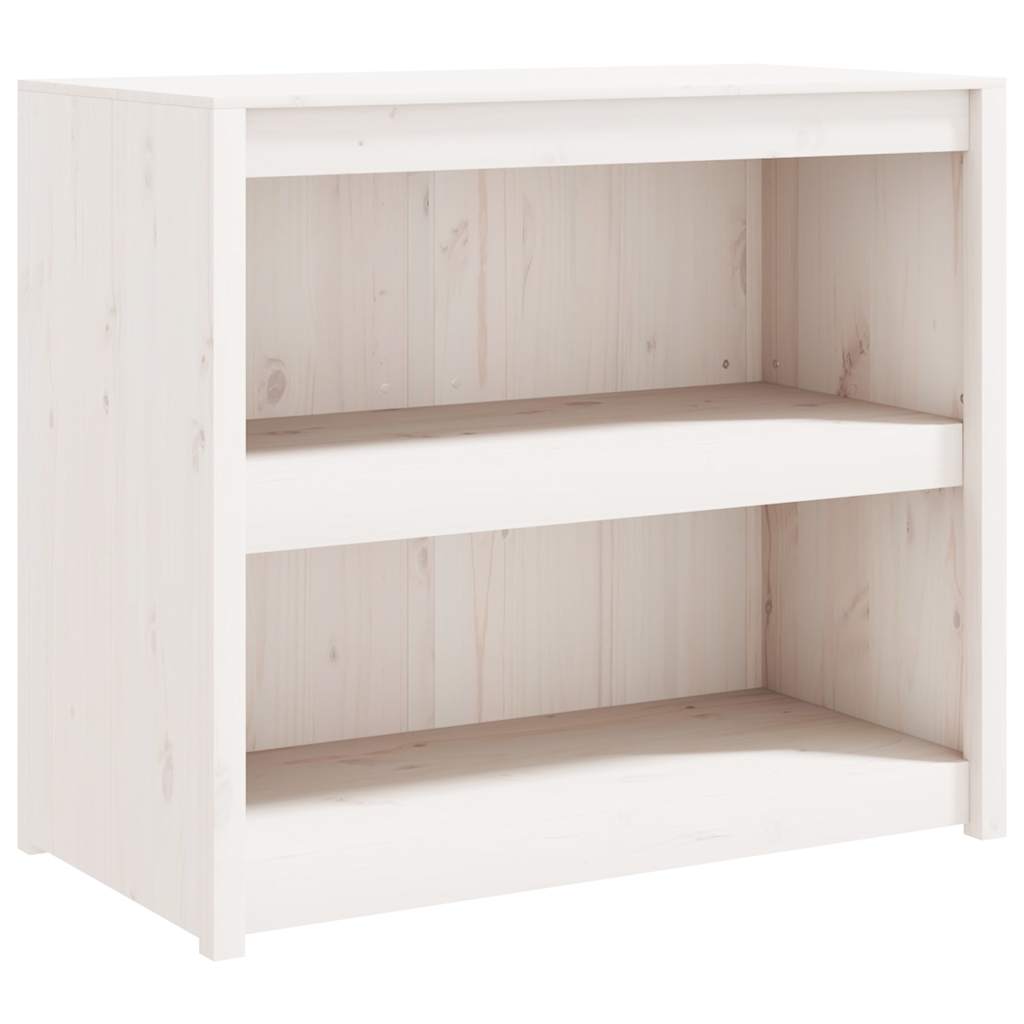 Mobili da Cucina da Esterno MEPPEL 2 pz Bianchi Legno Massello di Pino