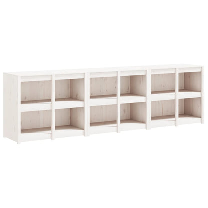 Mobili da Cucina da Esterno 3 pz Bianchi Legno Massello di Pino