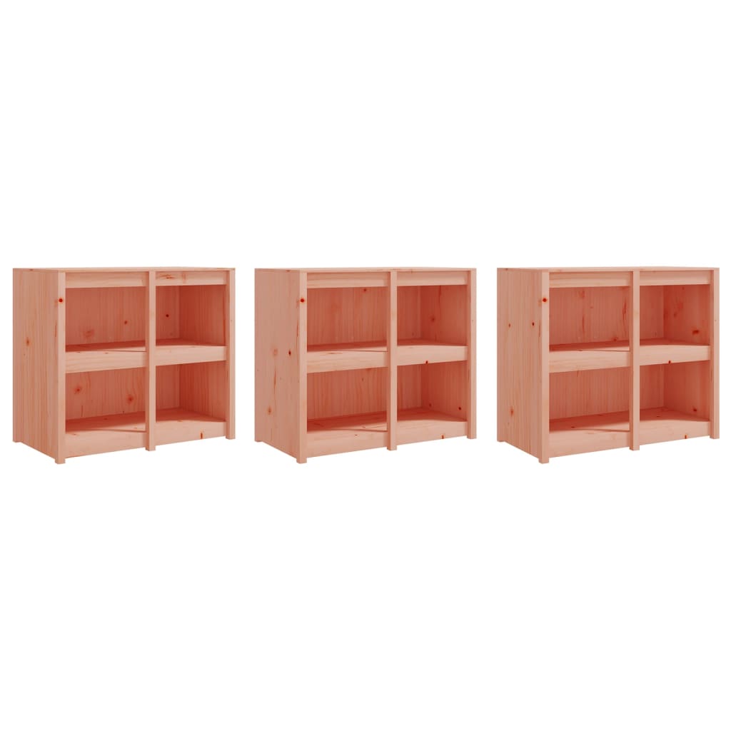 Mobili da Cucina da Esterno 3 pz in Legno Massello di Douglas