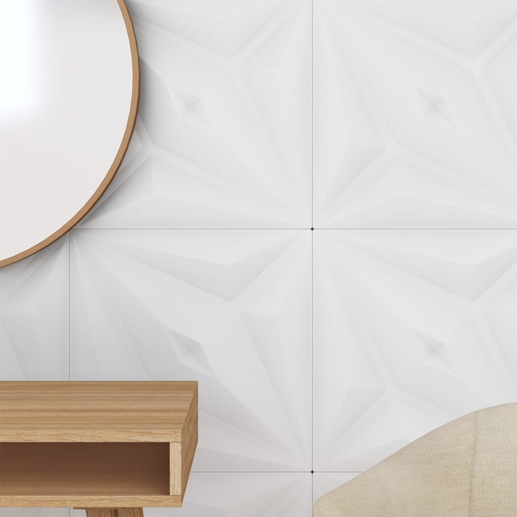 Pannelli Murali 24 pz Bianchi 50x50 cm XPS 6 m² Stella