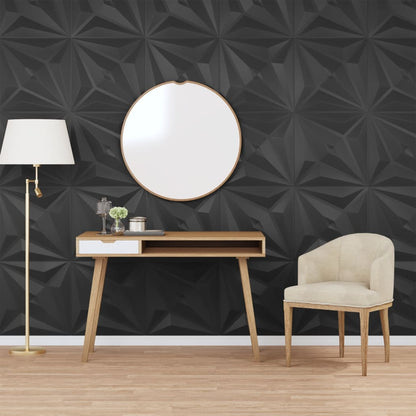 Pannelli Murali 12 pz Neri 50x50 cm XPS 3 m² Stella